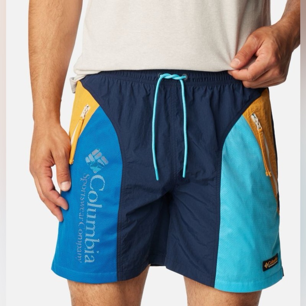 Columbia Riptide Men’s XXL Hiking Water Shorts 6” Inseam Blue Outdoor
